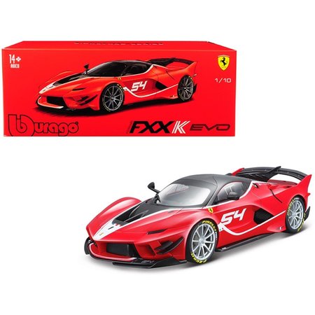 BBURAGO B  Ferrari FXX K Evo No.54 Michael Luzich Signature Series 1-18 Diecast Model Car 16908r